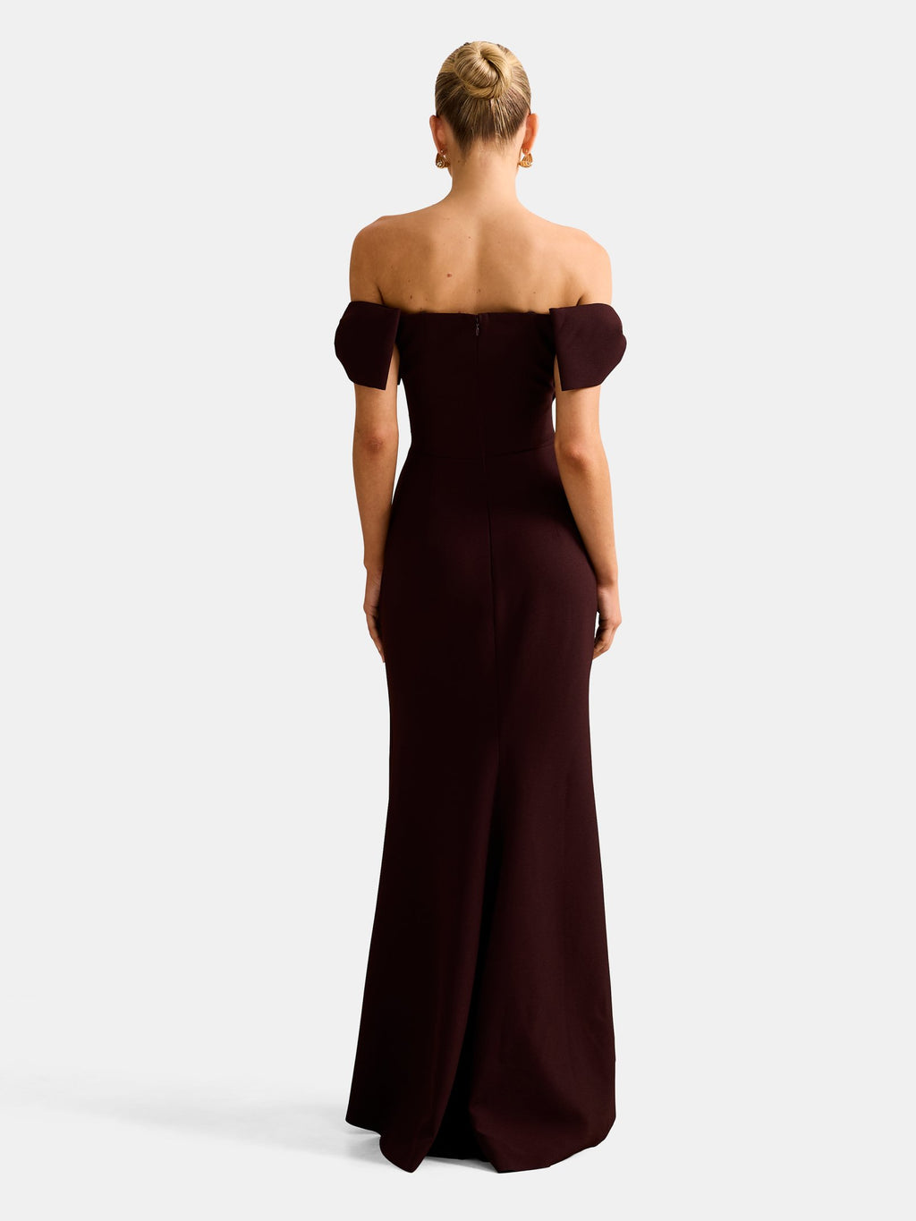 Kalee Bow Wrap Skirt Maxi Dress