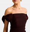 Kalee Bow Wrap Skirt Maxi Dress