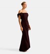 Kalee Bow Wrap Skirt Maxi Dress
