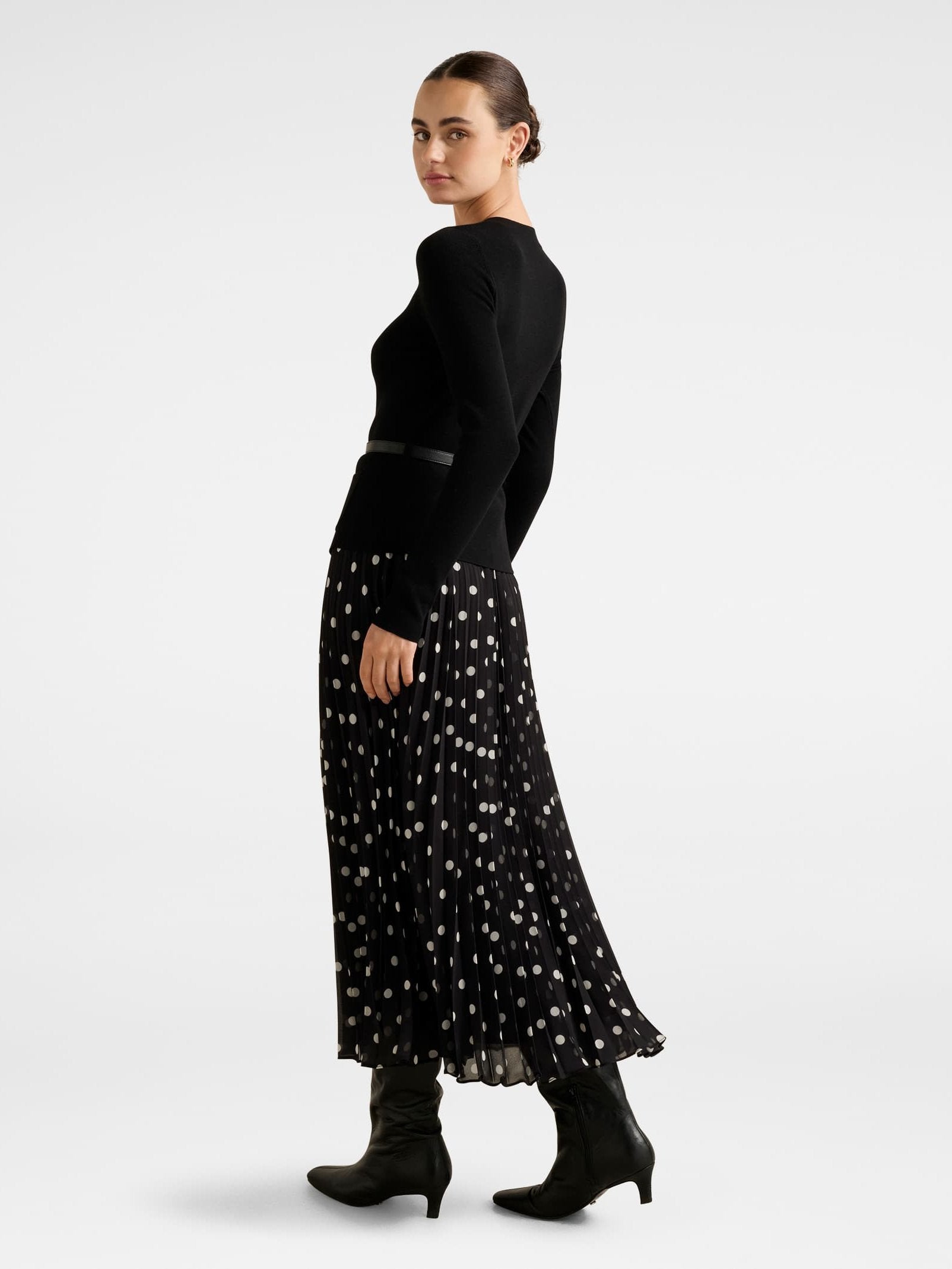 Daphne Waistcoat Knit Midi Dress
