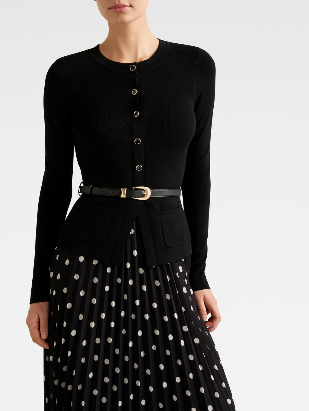 Daphne Waistcoat Knit Midi Dress