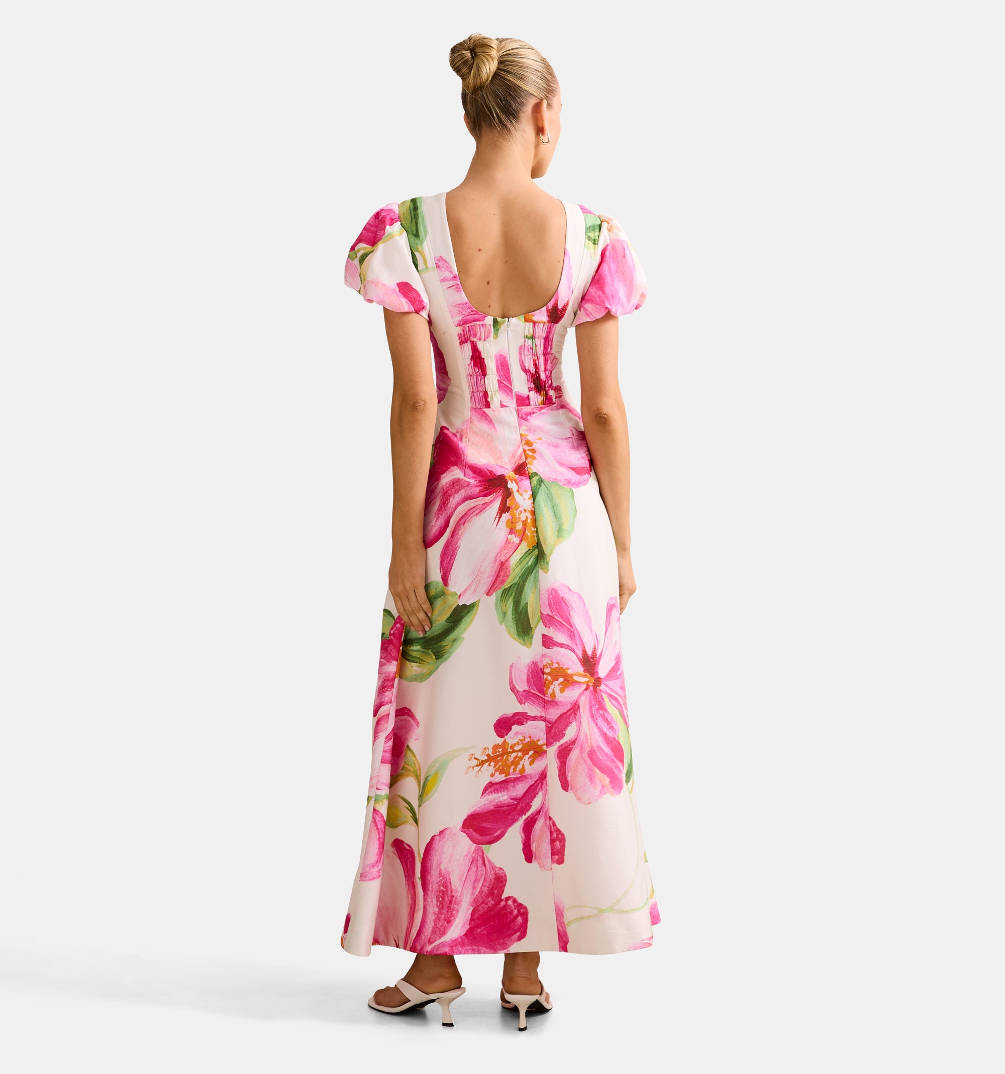 Lily Scoop Neck Midi Dress