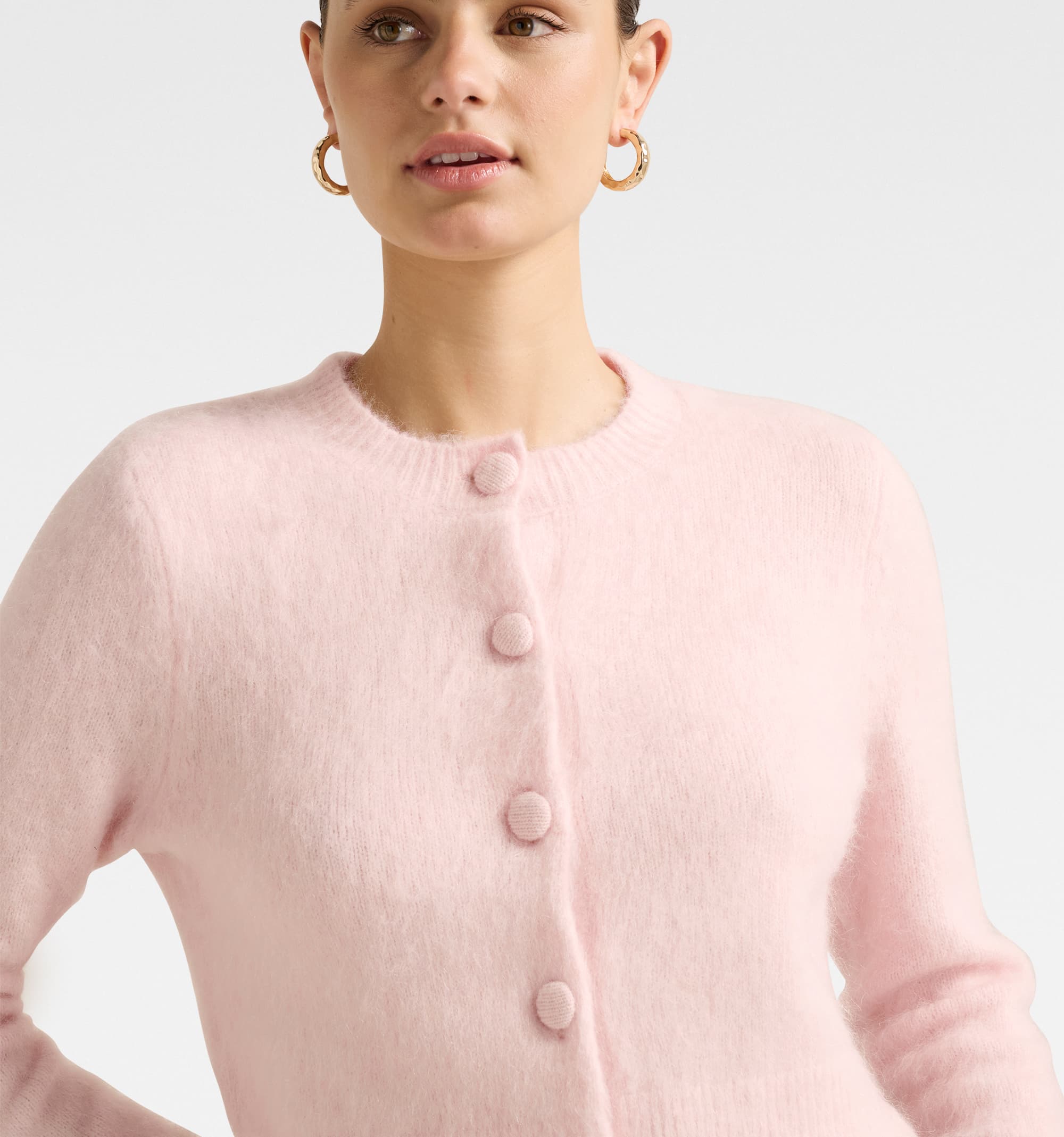 Cassie Brushed Knit Cardigan