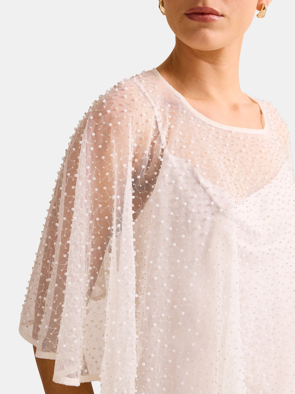  Louise Pearl & Bead Cape