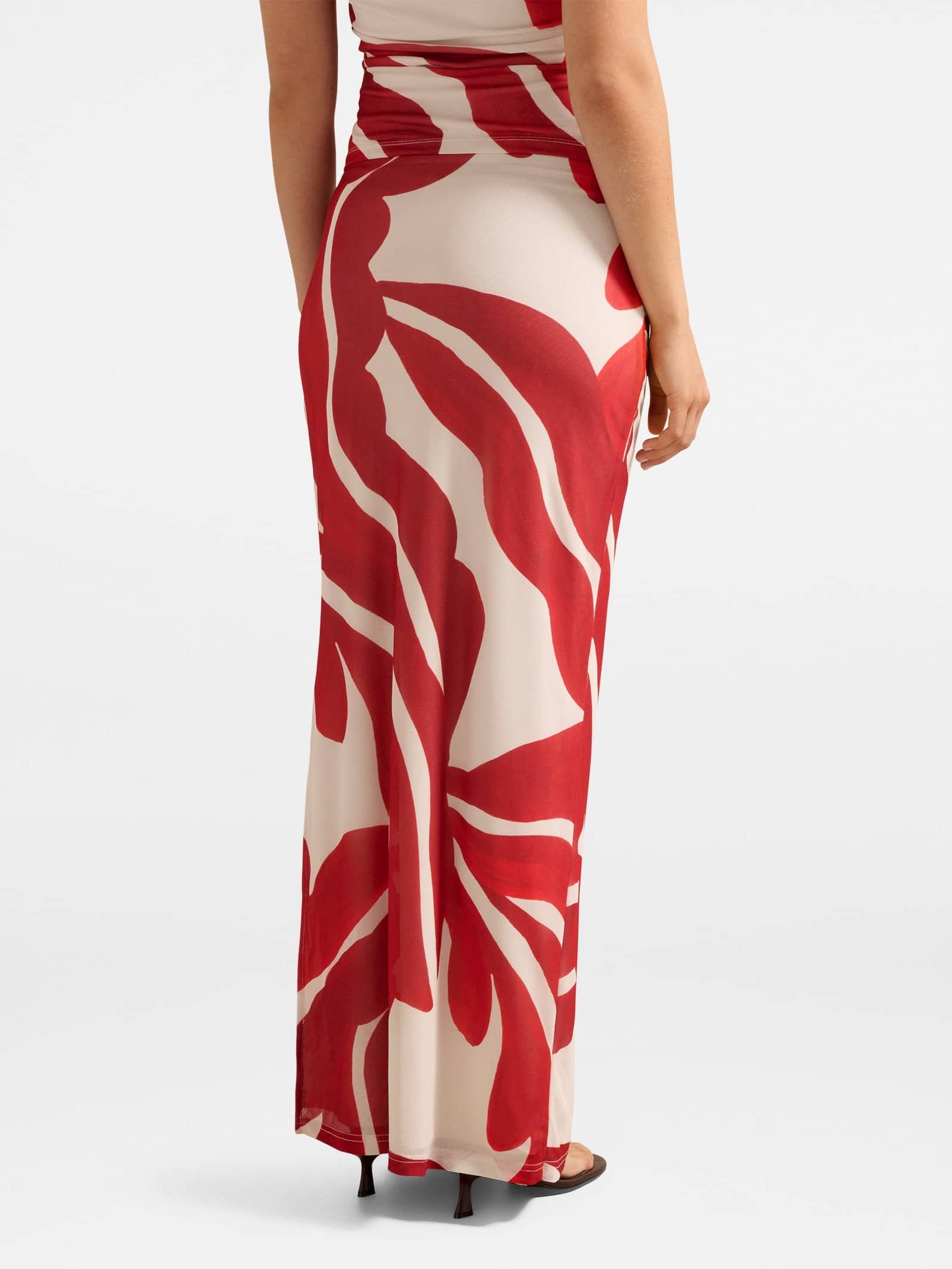  Mia Mesh Maxi Skirt