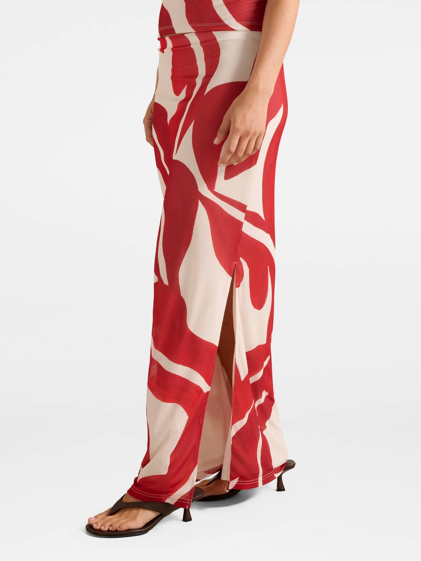  Mia Mesh Maxi Skirt