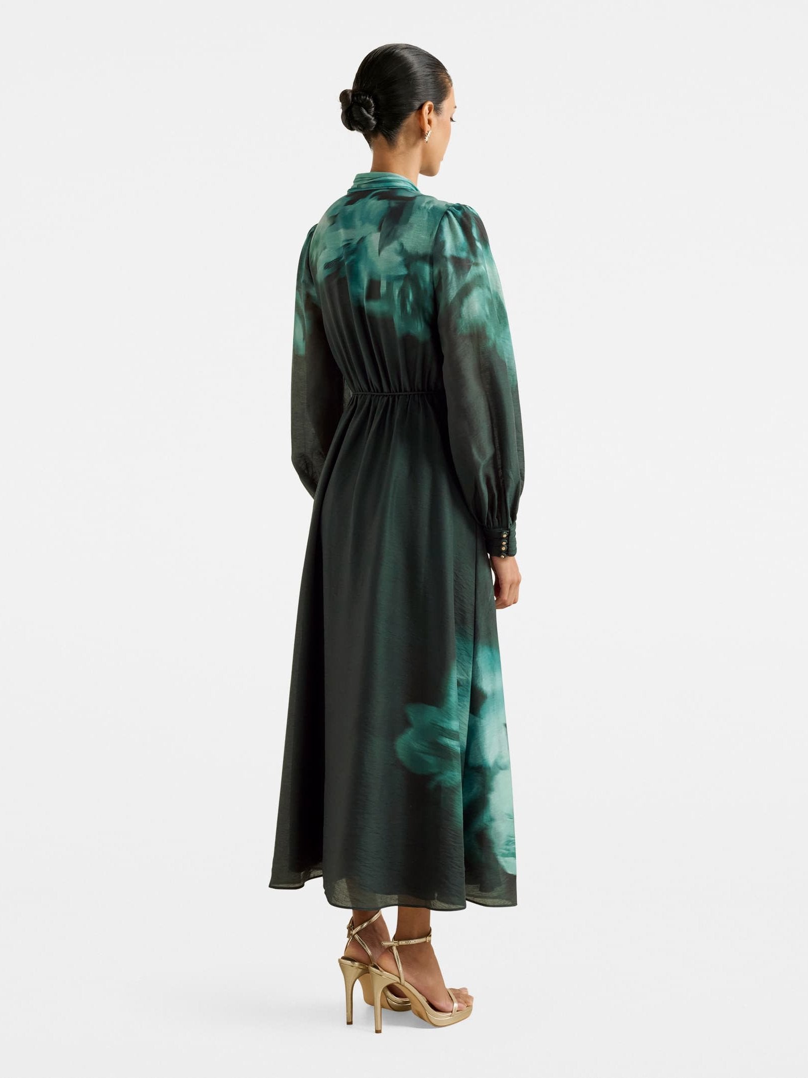 Camilla Petite Long Sleeved Midi Dress