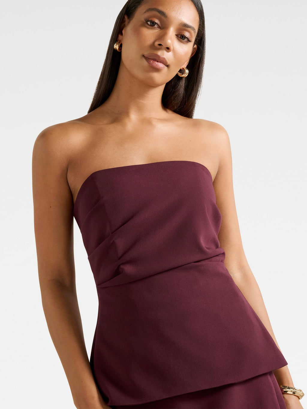 Hadley Gathered Bandeau Top