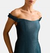 Mindy Bardot Ruffle Midi Dress