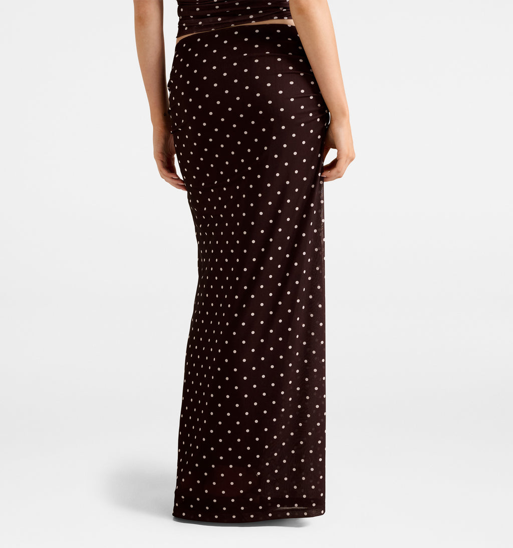 Mimi Flute Maxi Skirt