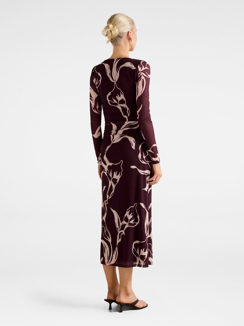 Ally Long Sleeve Midi Dress