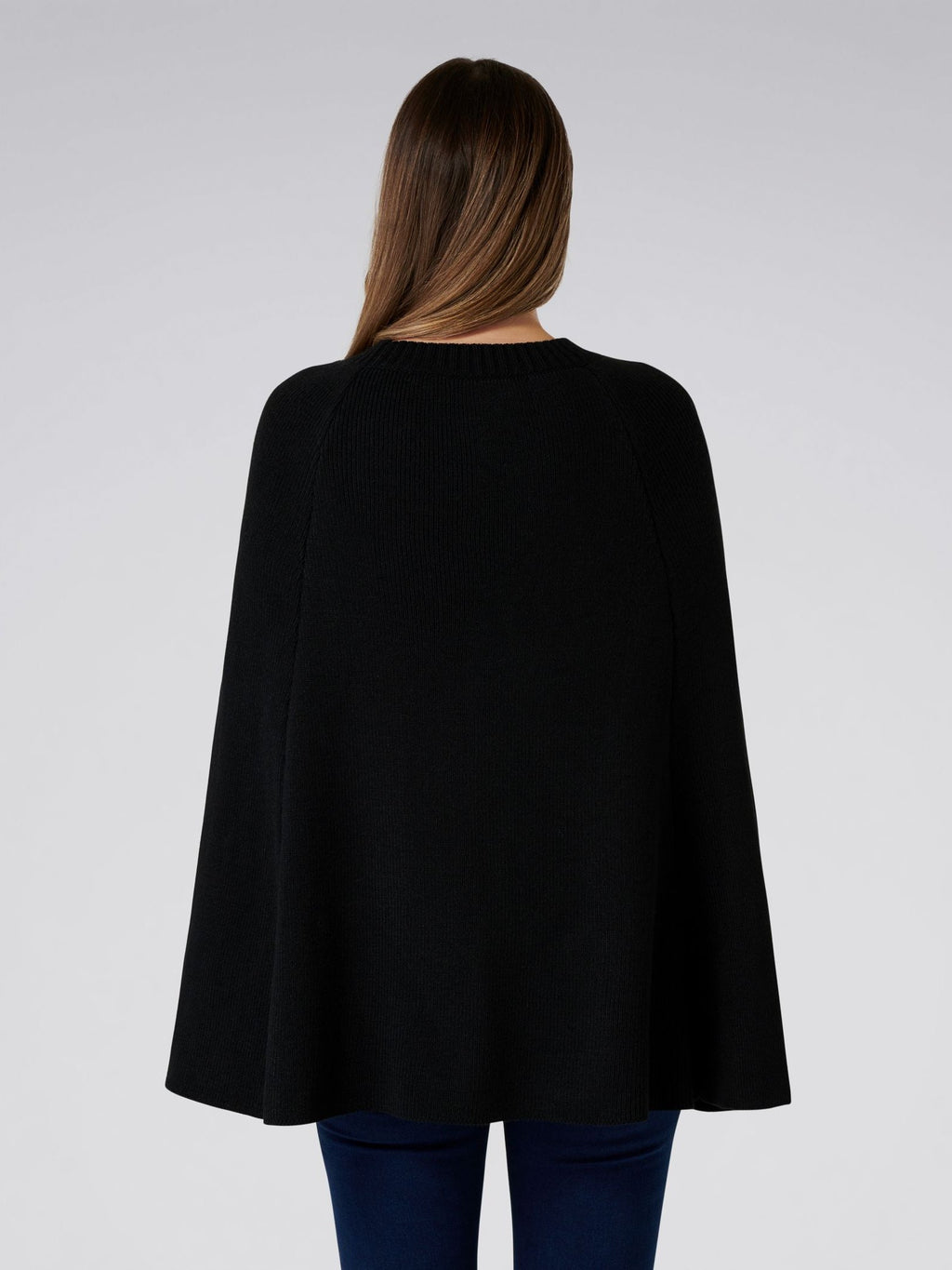 Felicity Knitted Button Poncho