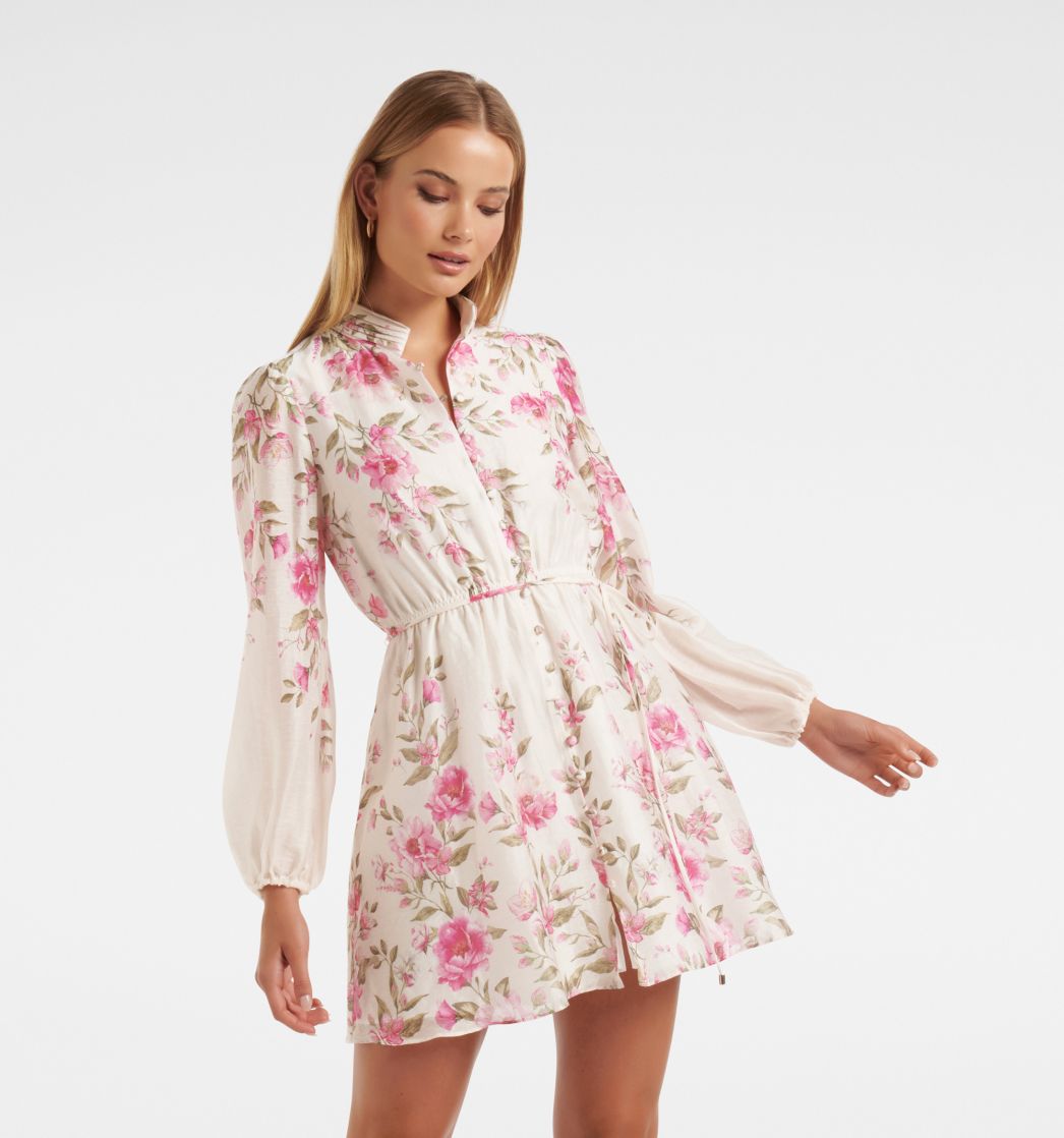 Buy Preston Floral Mini Dress - Forever New