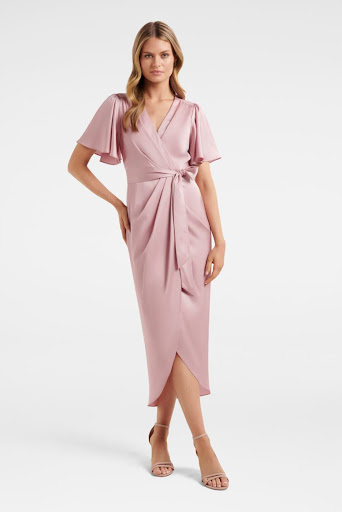 Carolina Satin Midi Dress