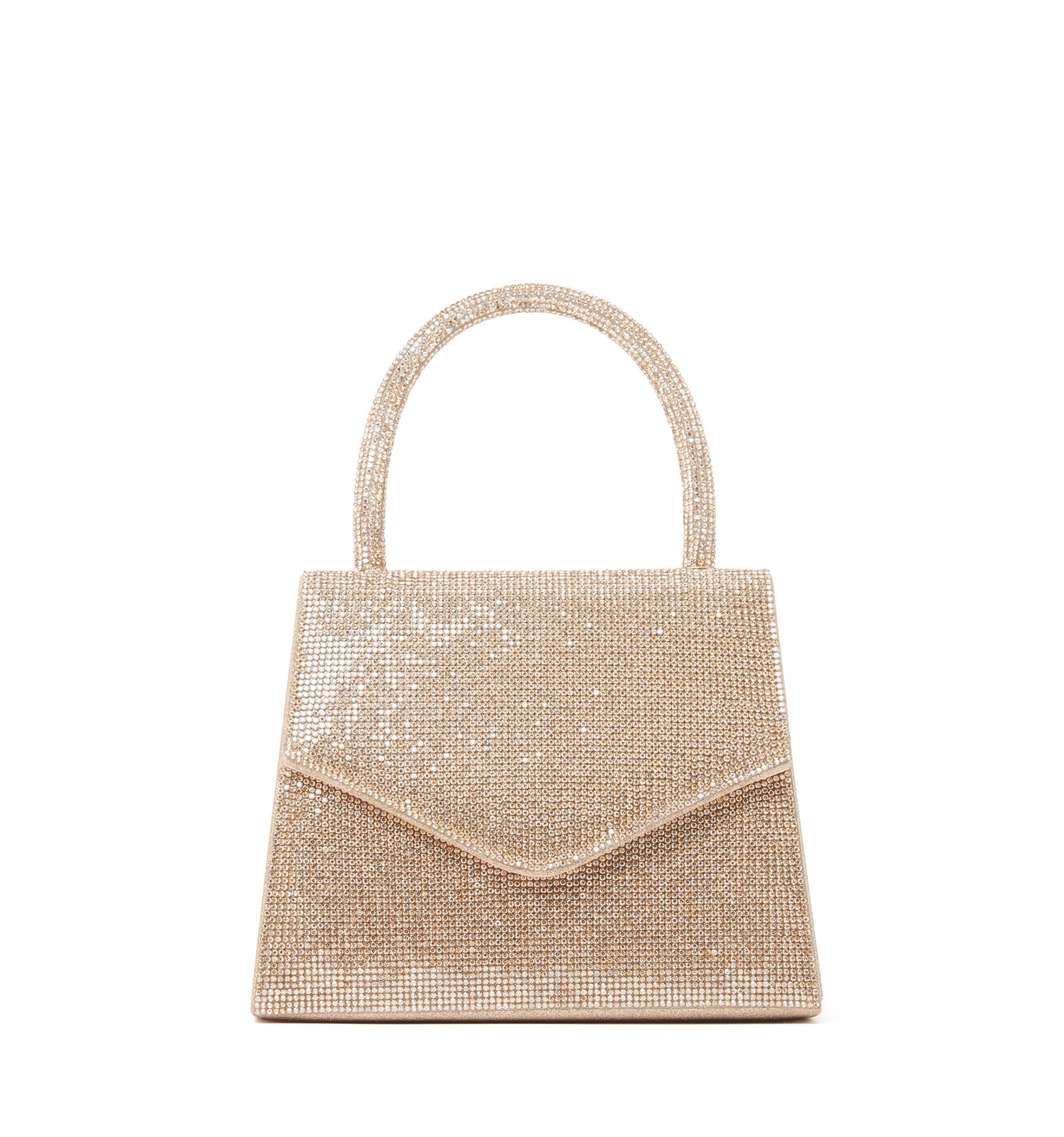 Forever New embellished clutch bag in gold