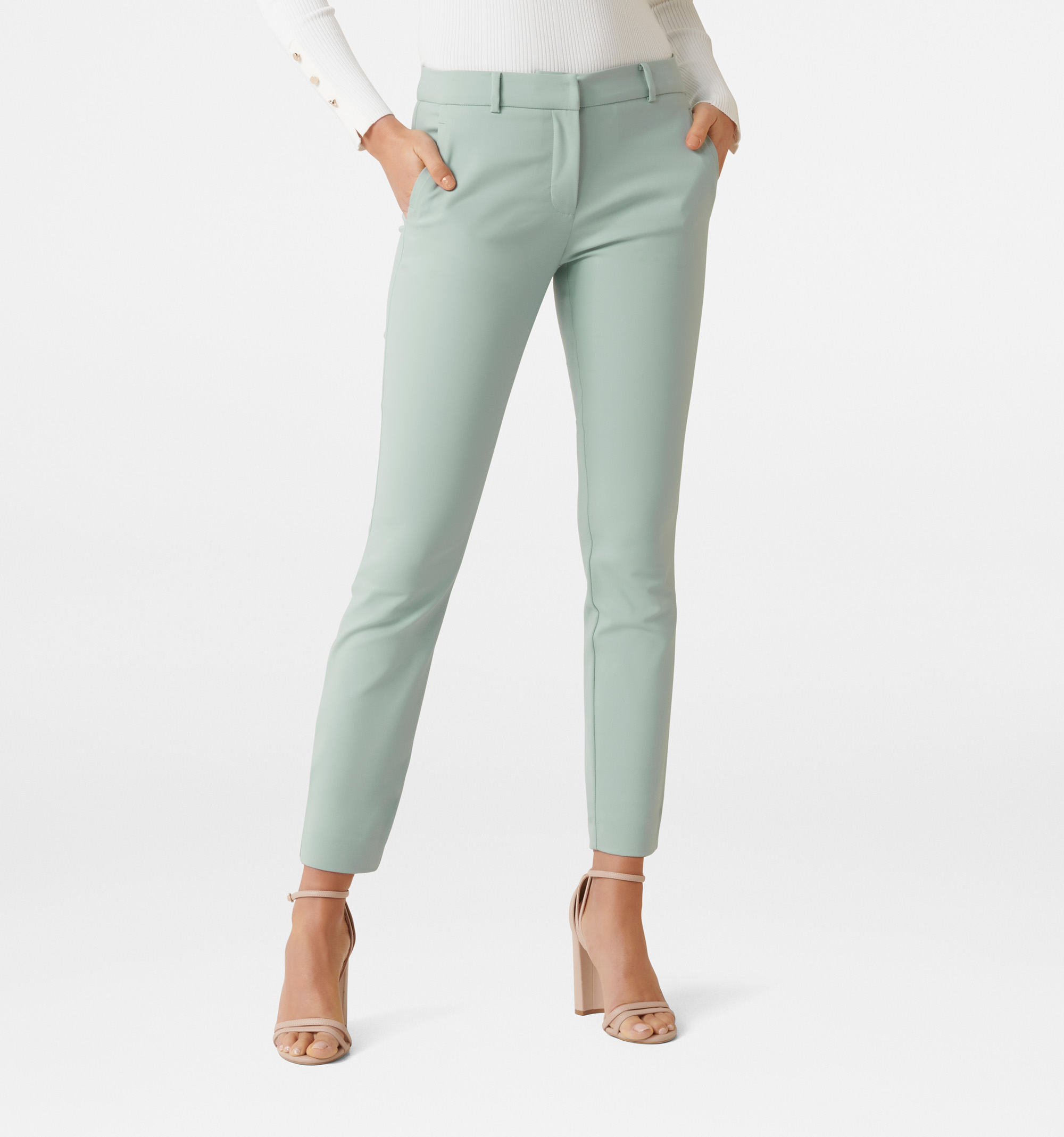 Buy White Trousers & Pants for Women by Forever New Online | Ajio.com