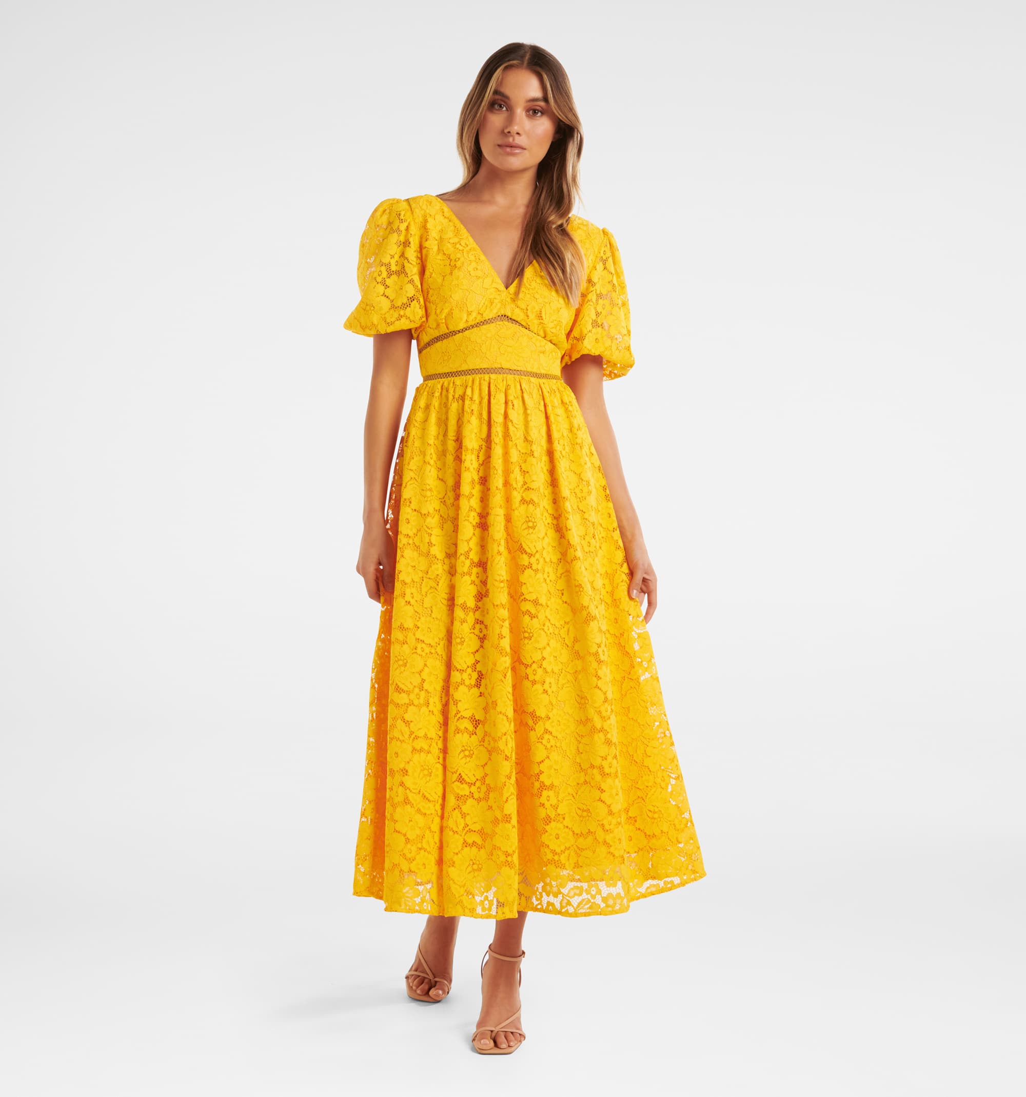 STELLA Mccartney | Yellow Women's Midi Dress | YOOX