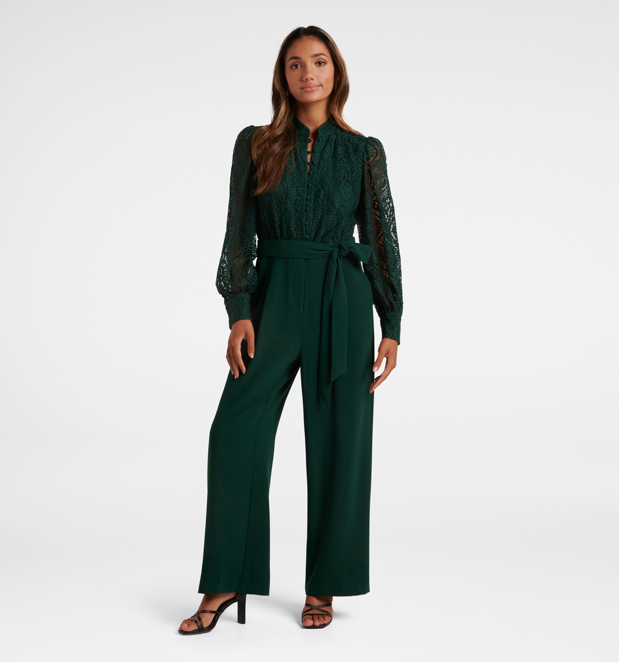 Buy Eddie Petite Lace Jumpsuit - Forever New