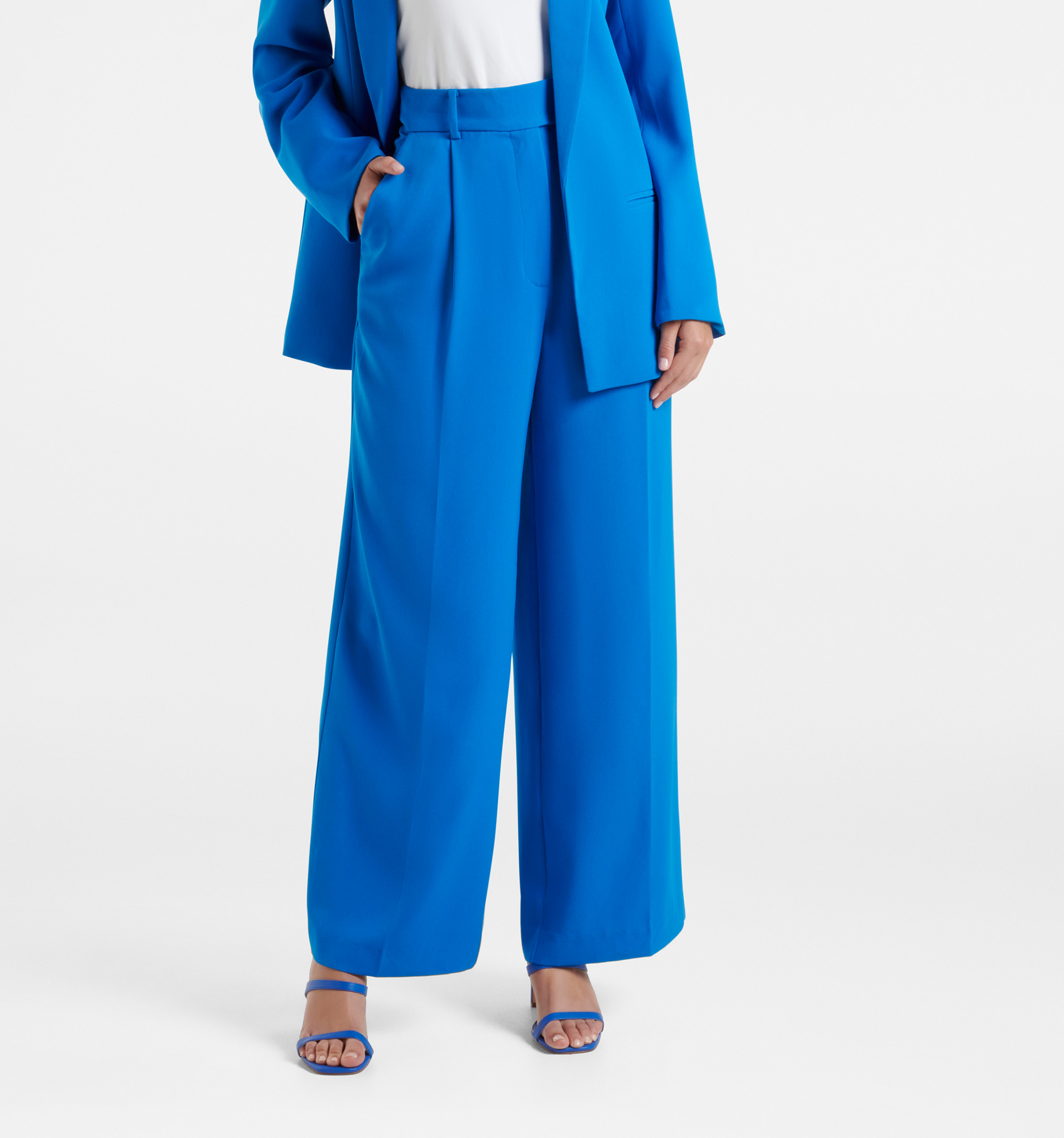 It's Just Business Trousers - Royal Blue – MerciGrace Boutique