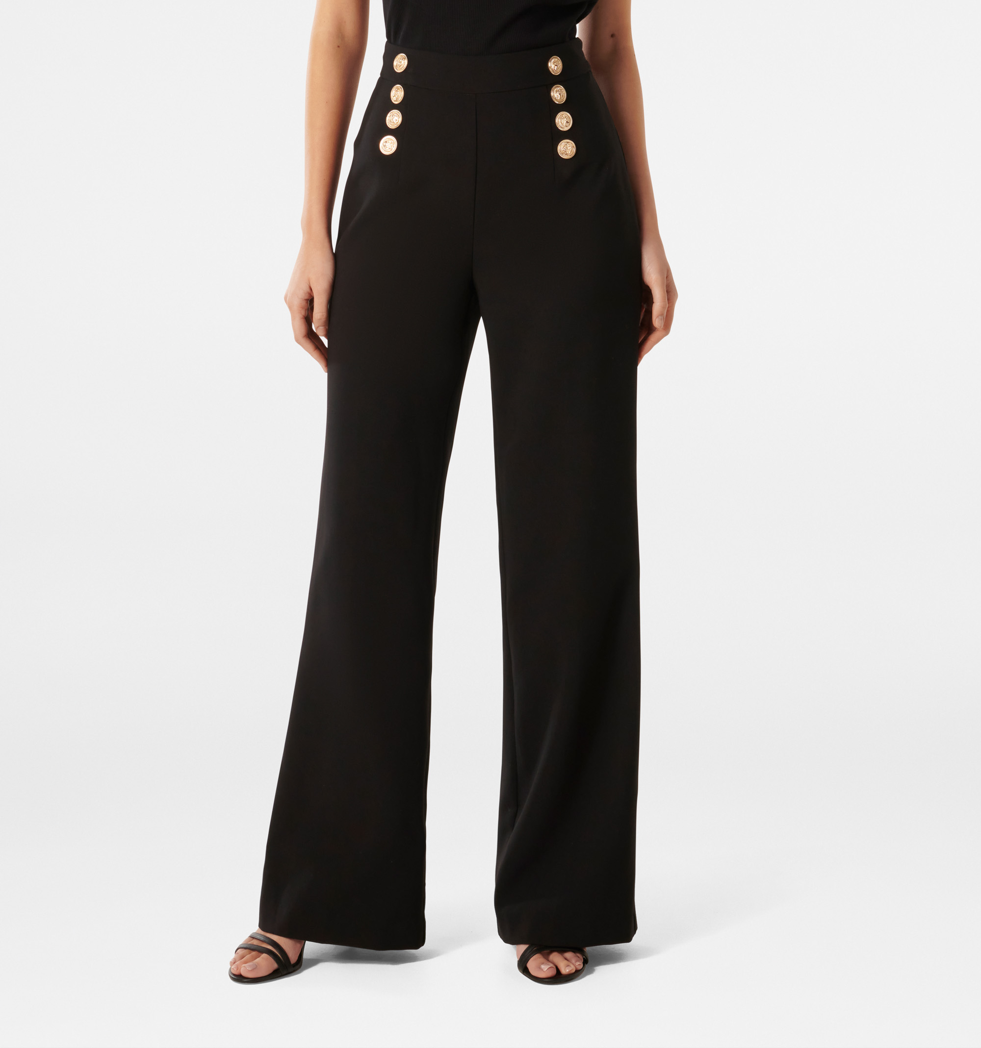 Womens High Waisted Leather Flared Pant Online at Leatherright.com