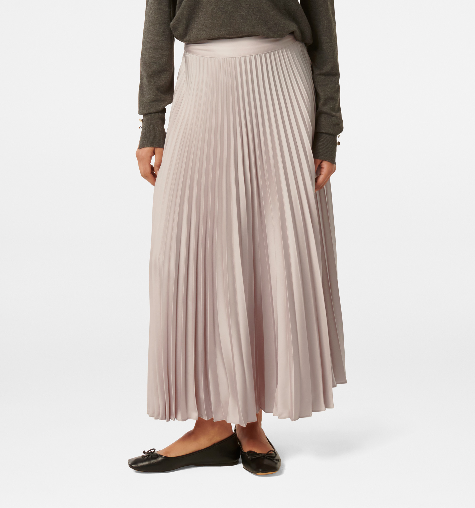 Pleated maxi skirt petite hotsell